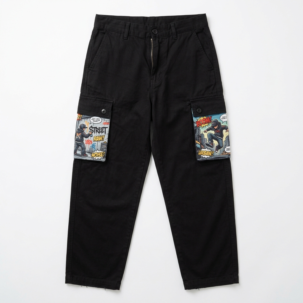 📦 Cargo Comic Fit Pants
