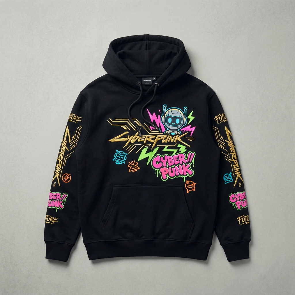⚡ Kleos Cyber Cartoon Hoodie
