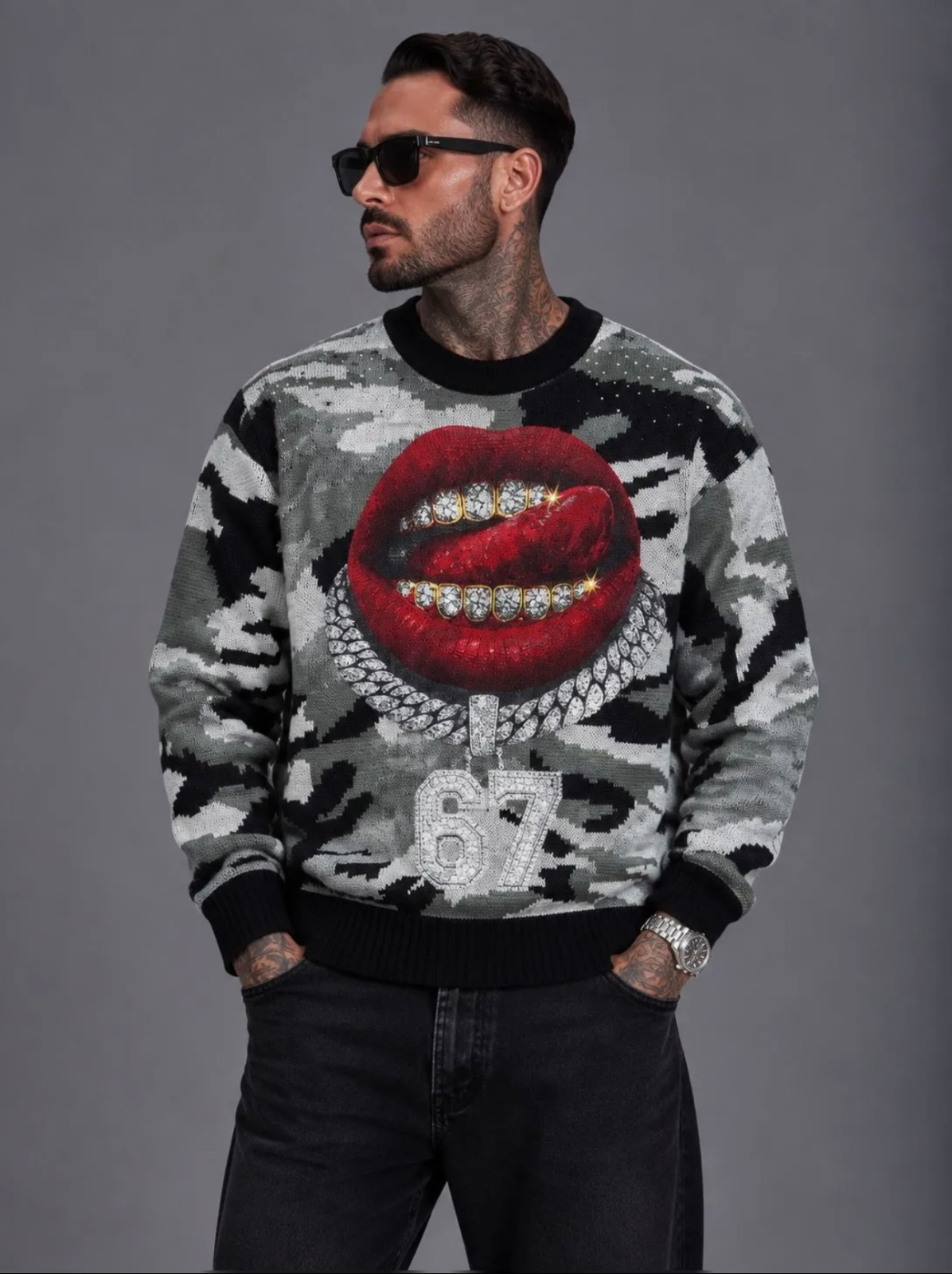 Maglione Urban Camo