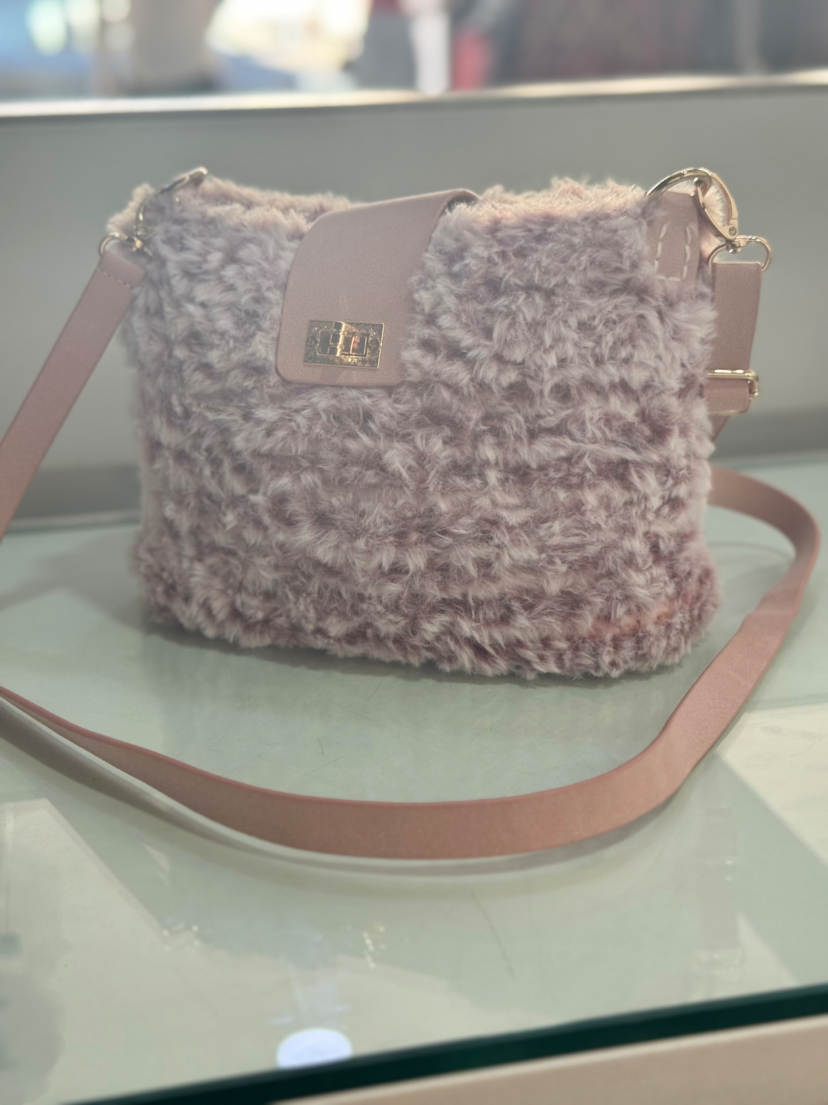 Tracolla/Borsa Blush Fur Ba